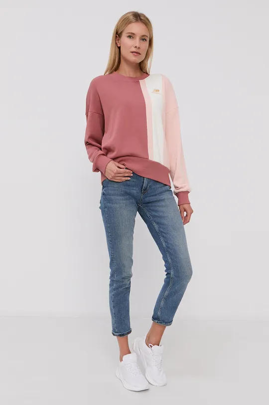 New Balance Bluza WT13500WDH różowy