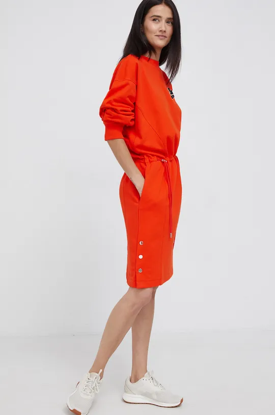 πορτοκαλί Φόρεμα Boss BOSS X RUSSEL ATHLETIC
