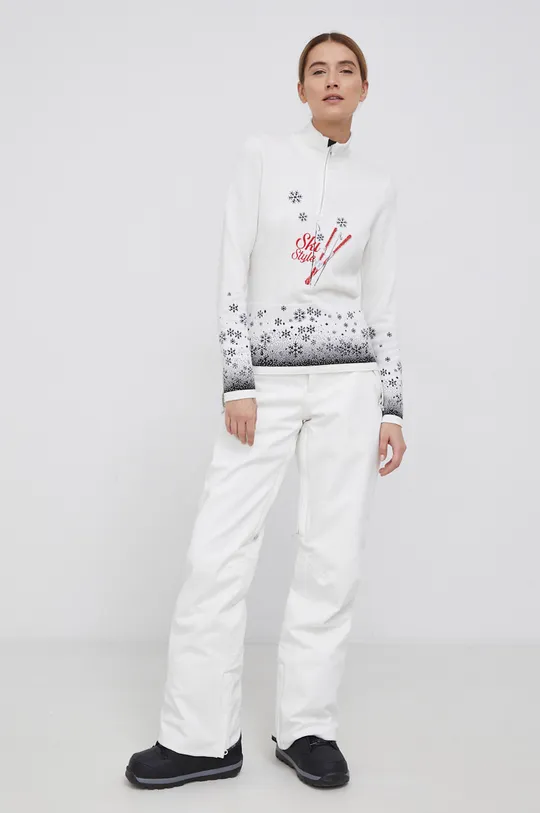 Newland Sweter wełniany biały