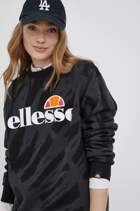 czarny Ellesse - Bluza bawełniana