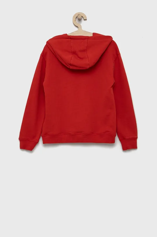 Guess Bluza bawełniana dziecięca czerwony