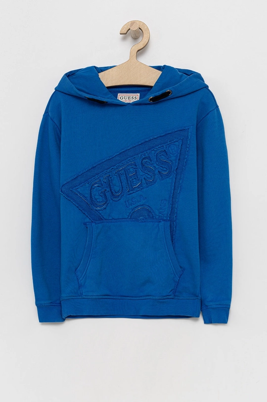 голубой Детская хлопковая кофта Guess Для девочек