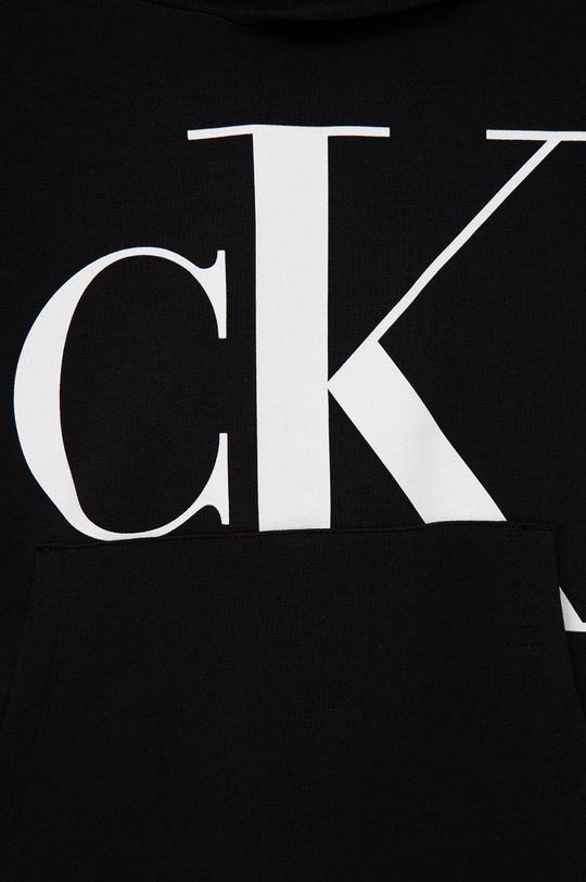Detská mikina Calvin Klein Jeans  Základná látka: 94% Bavlna, 6% Elastan Podšívka kapucne : 100% Bavlna Elastická manžeta: 95% Bavlna, 5% Elastan