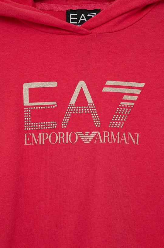 EA7 Emporio Armani Bluza dziecięca 6KFM02.FJ5FZ Materiał zasadniczy: 95 % Bawełna, 5 % Elastan, Podszewka kaptura: 100 % Bawełna, Ściągacz: 96 % Bawełna, 4 % Elastan