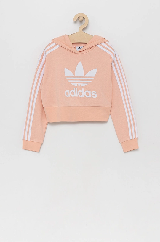 ružová Detská mikina adidas Originals H32339 Dievčenský