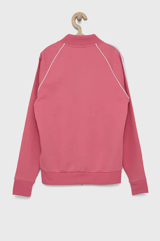 adidas Originals otroški bombažni pulover roza