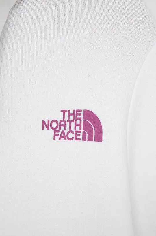 biały The North Face Bluza bawełniana dziecięca
