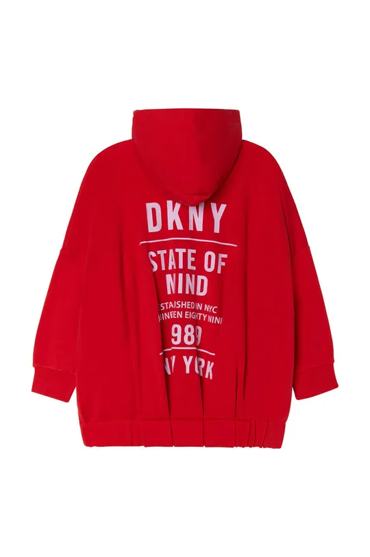 Dkny - Bluza bawełniana dziecięca D35R83.126.150 czerwony