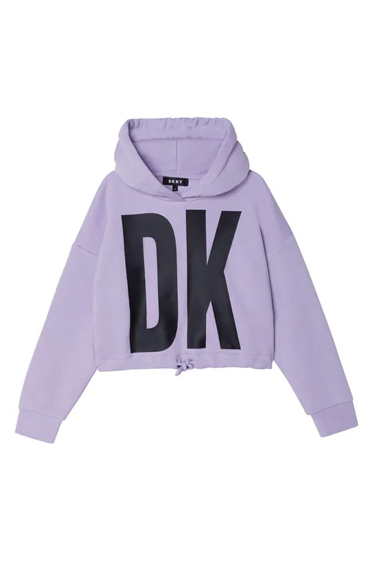 фиолетовой Dkny - Детская хлопковая кофта Для девочек