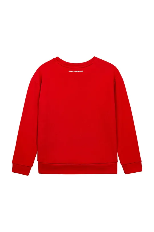 Karl Lagerfeld - Bluza bawełniana dziecięca Z15338.156.162 czerwony