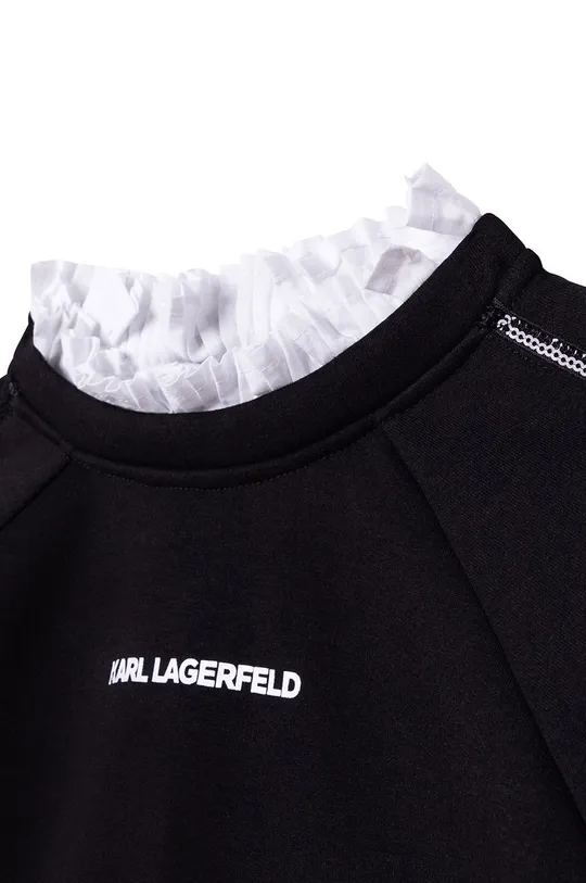 Karl Lagerfeld - Detská mikina  Základná látka: 4% Elastan, 72% Polyester, 24% Viskóza Úprava : 100% Bavlna