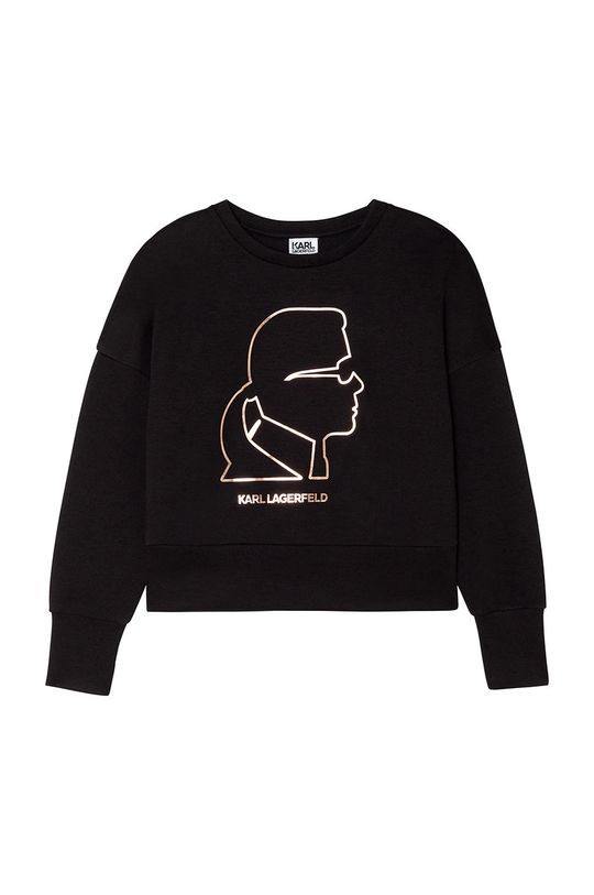 Karl Lagerfeld Bluza dziecięca czarny