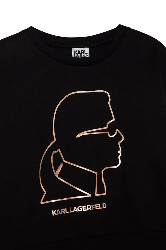 czarny Karl Lagerfeld Bluza dziecięca Z15342.114.150