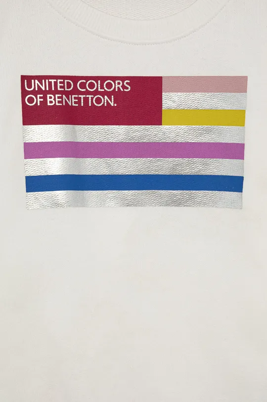 United Colors of Benetton Bluza bawełniana dziecięca Materiał zasadniczy: 100 % Bawełna, Inne materiały: 96 % Bawełna, 4 % Elastan