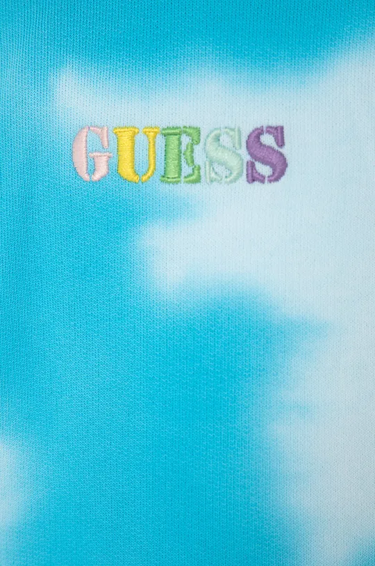блакитний Дитяча бавовняна кофта Guess