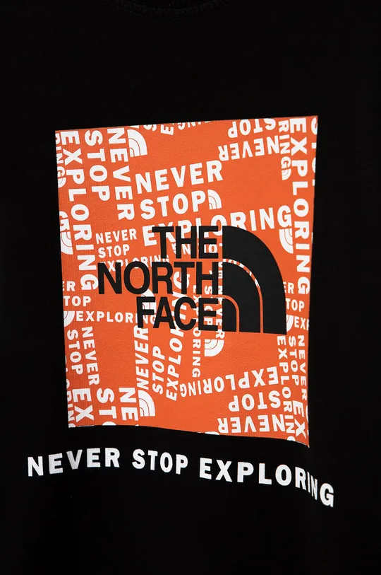 The North Face Bluzka bawełniana dziecięca 100 % Bawełna