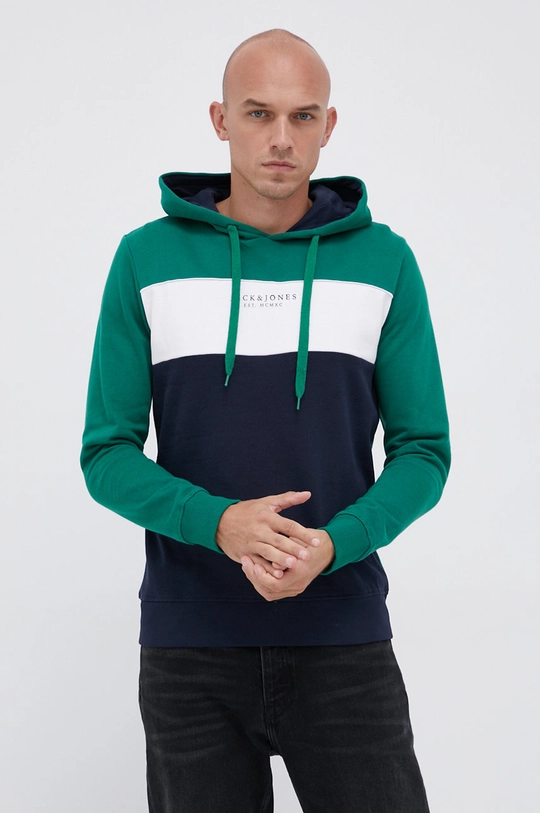 zielony Jack & Jones Bluza Męski