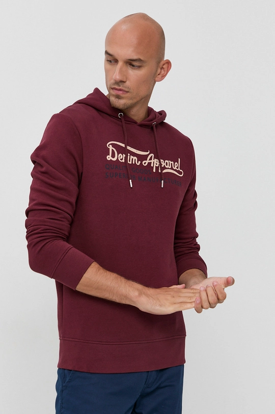 bordowy Produkt by Jack & Jones Bluza Męski