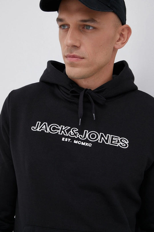 czarny Jack & Jones Bluza