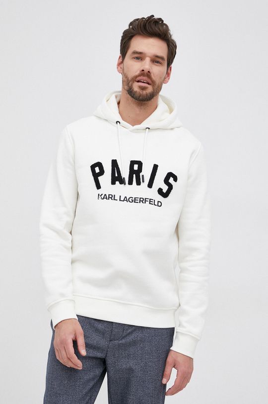 kremowy Karl Lagerfeld Bluza