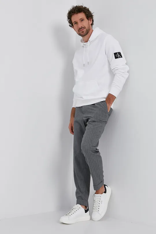Calvin Klein Jeans Bluza bawełniana J30J314036.4890 biały