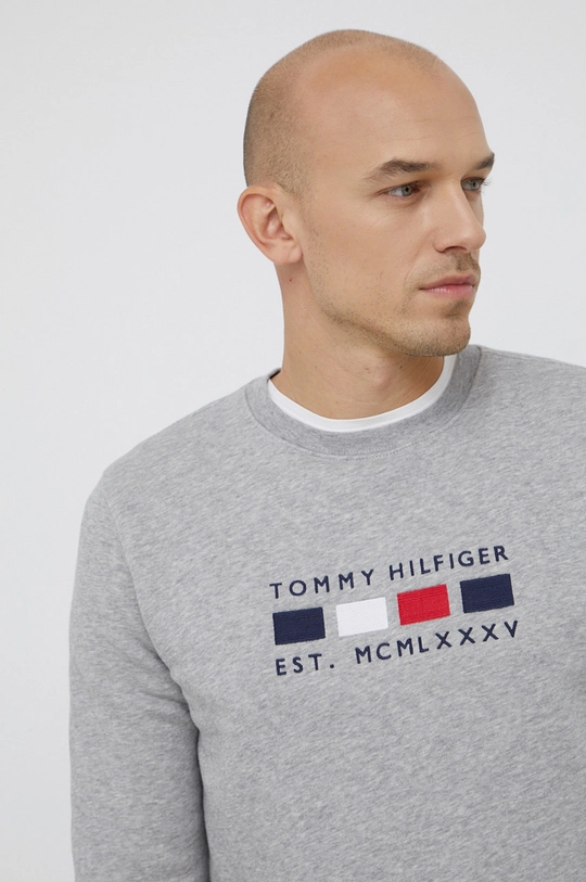 szary Tommy Hilfiger Bluza