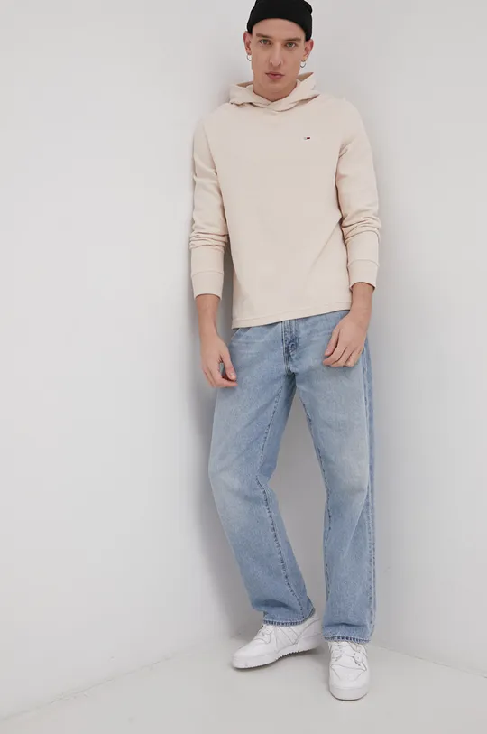 Tommy Jeans Bluza bawełniana DM0DM11739.4890 beżowy