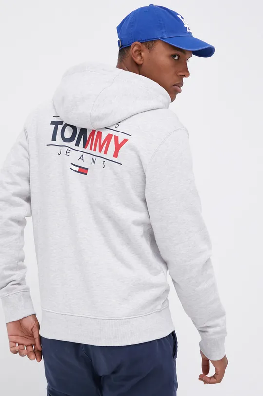 szary Tommy Jeans Bluza bawełniana DM0DM11629.4890 Męski