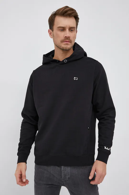 Woolrich sweatshirt AMERICAN FLEECE black