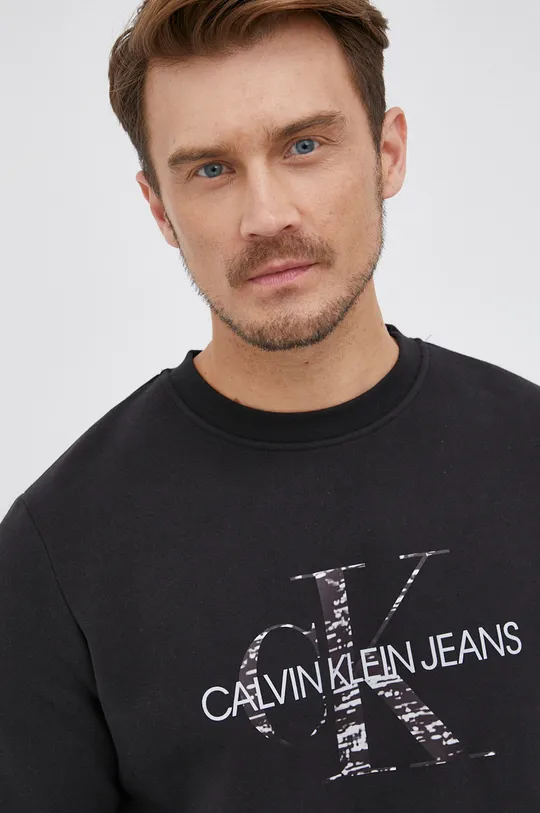 czarny Calvin Klein Jeans Bluza J30J319365.4890