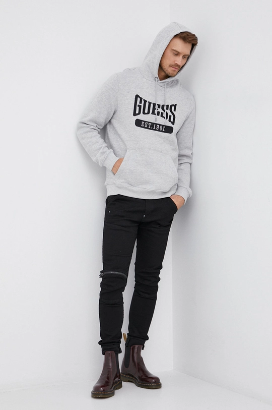 Guess Bluza szary