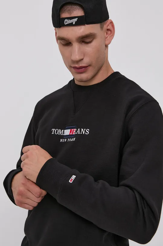 czarny Tommy Jeans Bluza DM0DM10912.4890