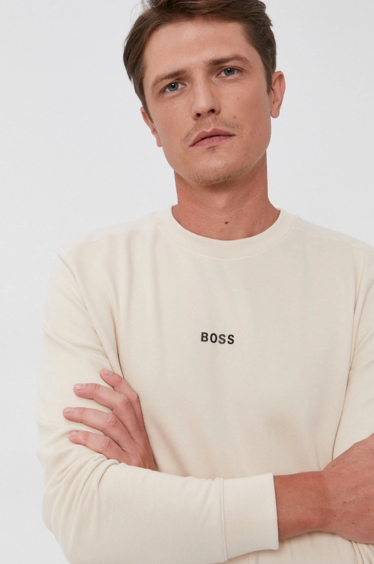 beżowy Boss Bluza 50462828