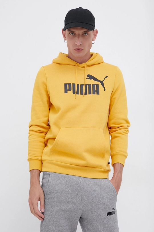 żółty Puma Bluza 586739 Męski