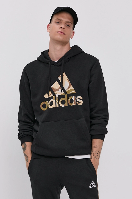 чёрный Кофта adidas Мужской