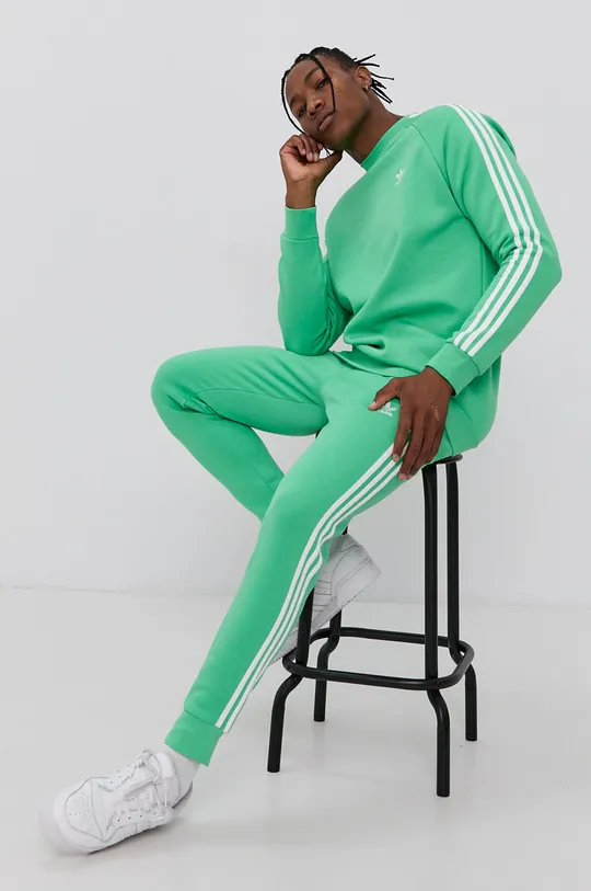 Кофта adidas Originals зелений