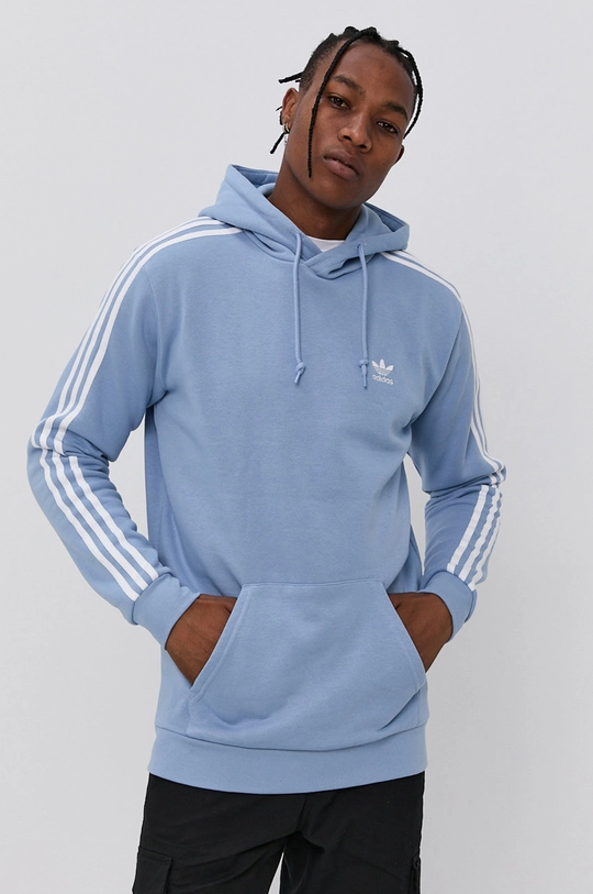 modrá Mikina adidas Originals H06678 Pánsky