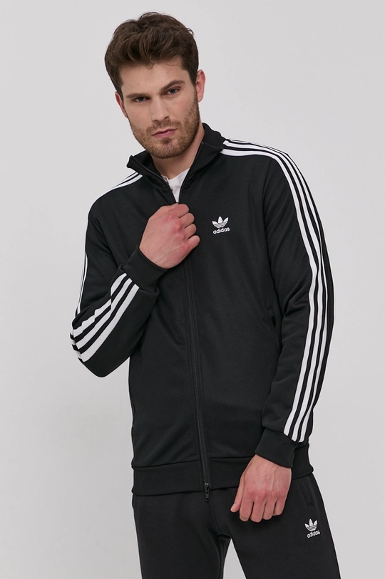 czarny adidas Originals Bluza H09112 Męski