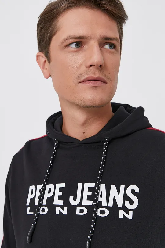 чёрный Хлопковая кофта Pepe Jeans