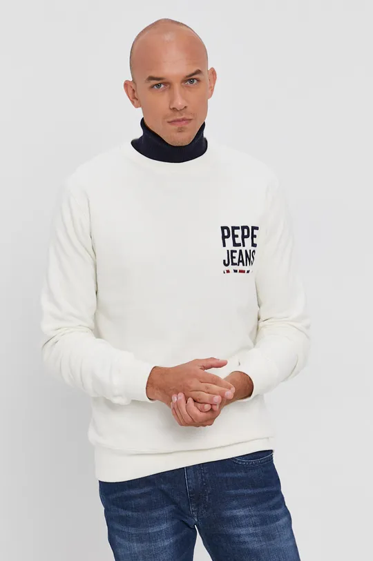 Pepe Jeans Bluza biały