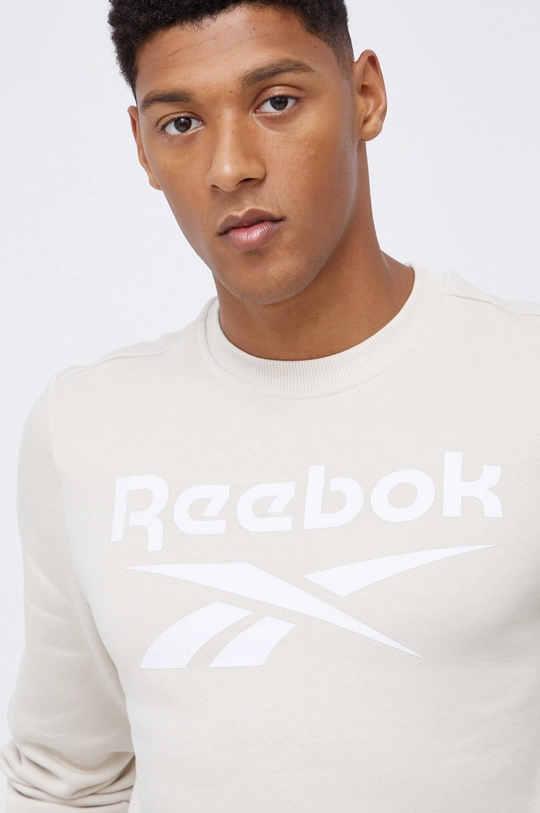 beżowy Reebok Bluza HF9652