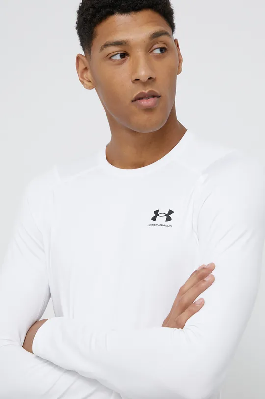 biały Under Armour Longsleeve 1366068 Męski