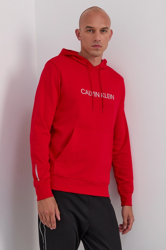 červená Mikina Calvin Klein Performance Pánsky