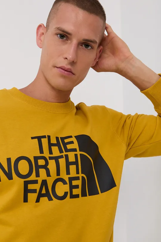 κίτρινο Βαμβακερή μπλούζα The North Face