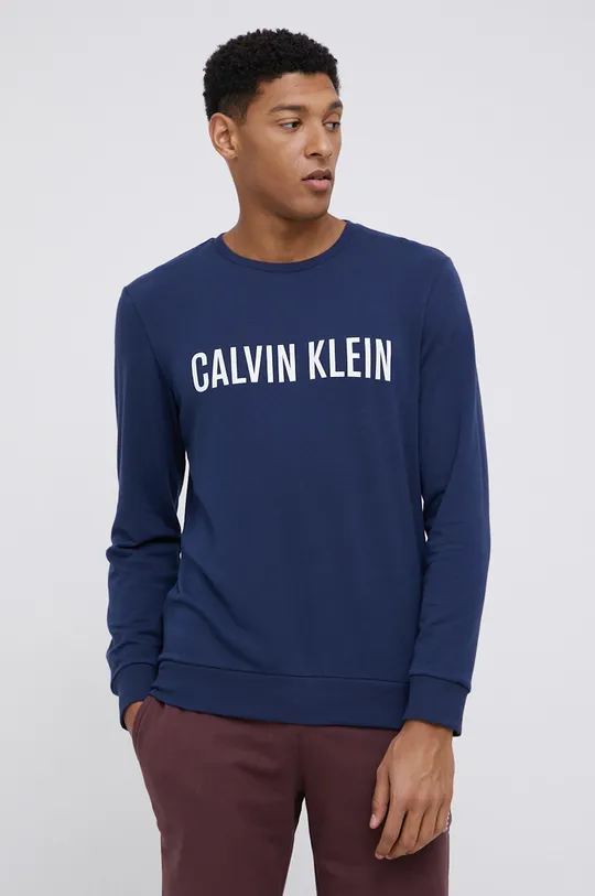 mornarsko plava Gornji dio pidžame - majica dugih rukava Calvin Klein Underwear Muški