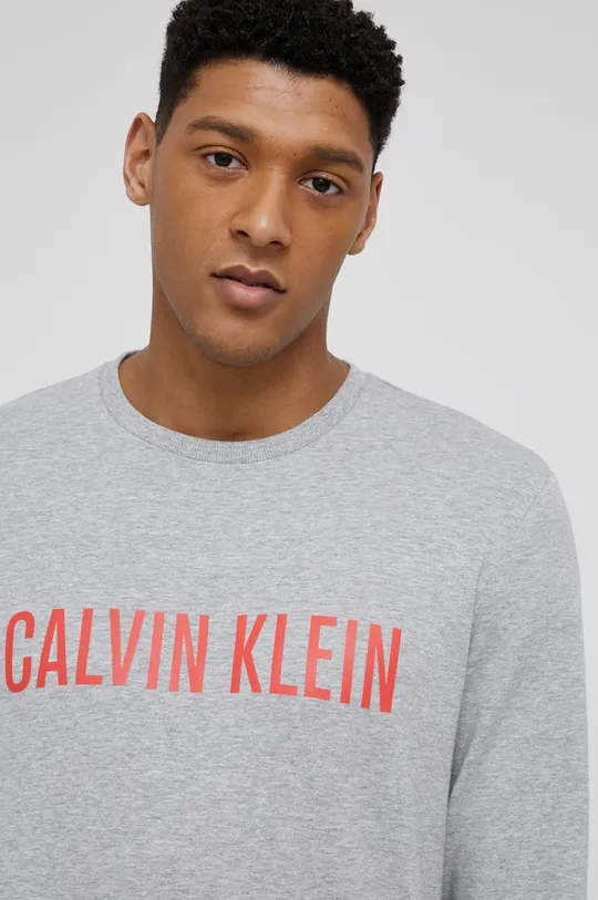 szary Calvin Klein Underwear Longsleeve piżamowy