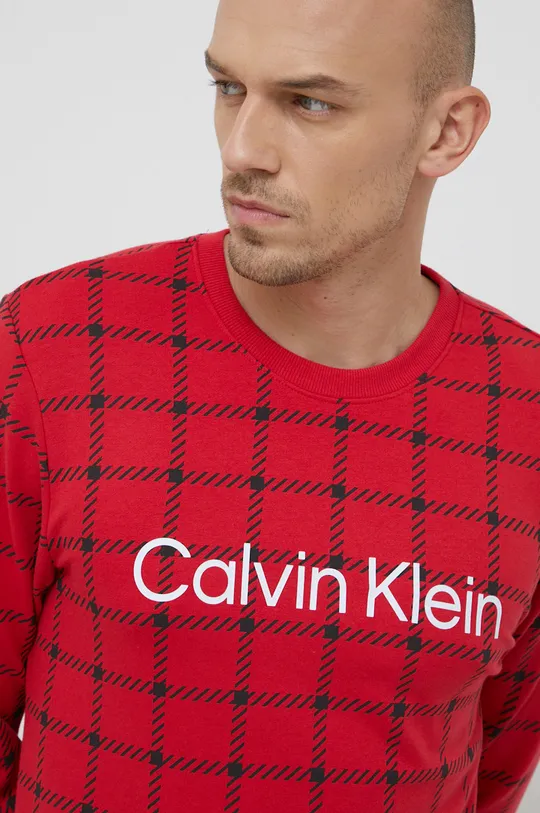 crvena Pidžama - dukserica s kapuljačom Calvin Klein Underwear