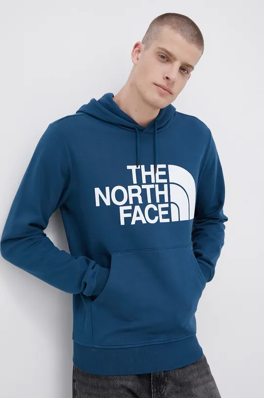 The North Face Bluza bawełniana niebieski