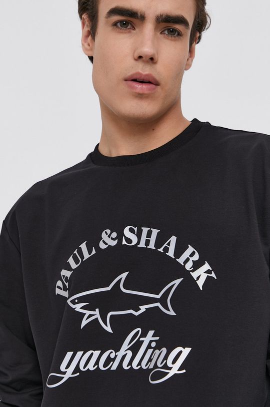 czarny Paul&Shark Bluza