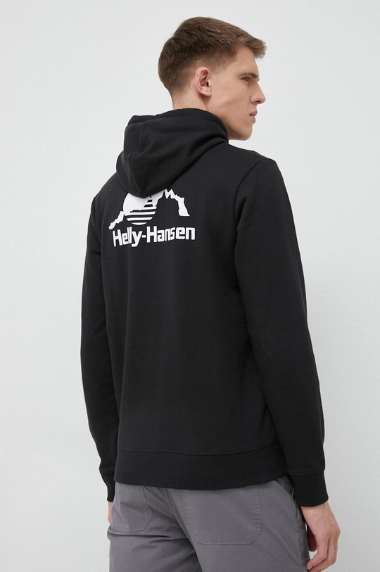 Μπλούζα Helly Hansen YU HOODIE 2.0 μαύρο